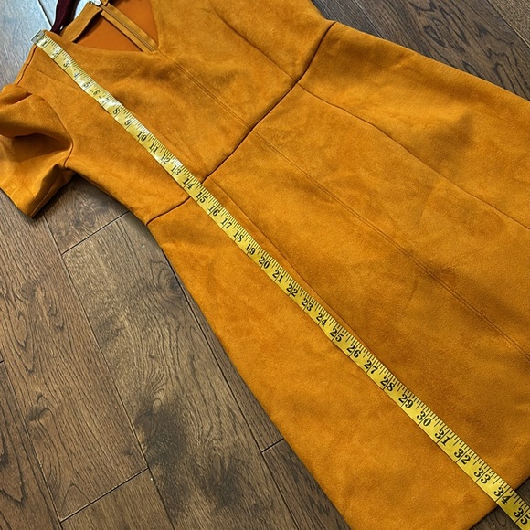 Ann Taylor Factory Orange Midi Dress - Picture 4 of 12